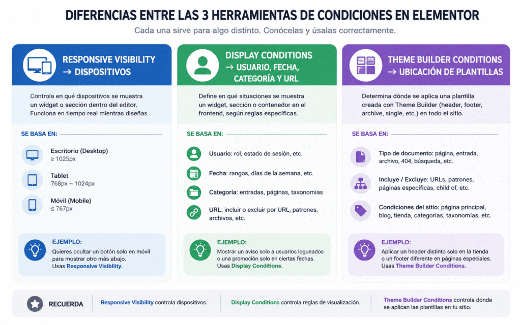 Cómo mostrar u ocultar secciones en Elementor: 9 usos avanzados sin plugins adicionales 1 Ocultar Secciones En Elementor